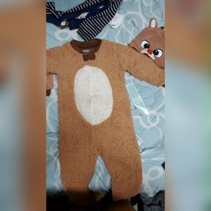 Rudolph toddler onesie